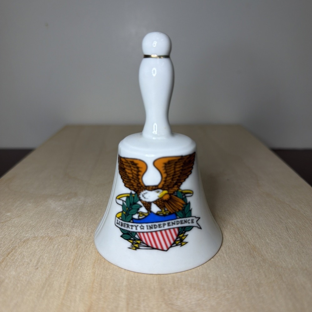 vintage‎ Liberty Independence Bell With Eagle With Wings Spread